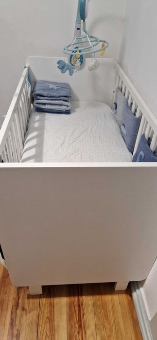 Berço + Colchão (ambos com pouco uso)