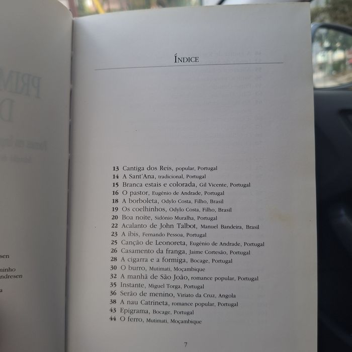 Primeiro Livro de Poesia