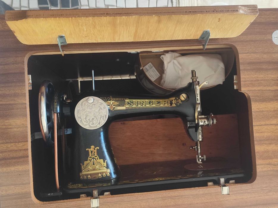 Maquina costura singer vintage de 1926 em excente estado