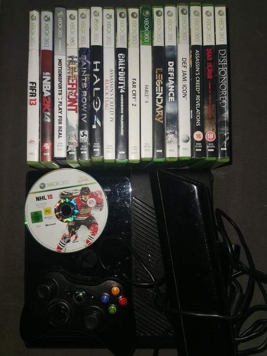 Xbox 360 pad gry kinect 500gb