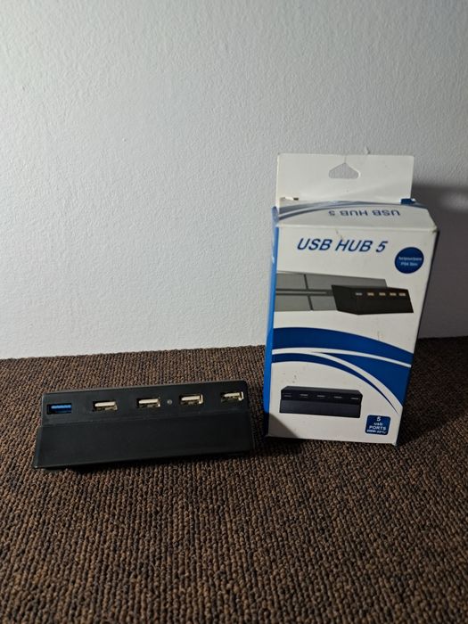 HUB rozdzielacz 5 USB 2.0 3.0 Playstation4 PS4 PRO