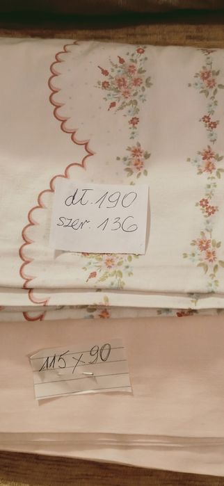 Komplet bawełnianej pościeli z ok.prl