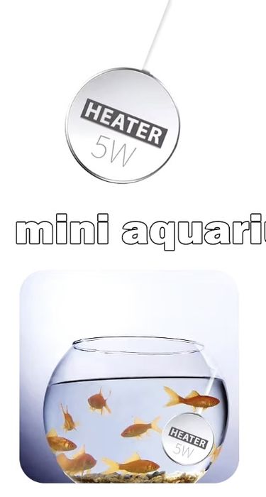 Акваріумний міні-обігрівач 5,10,15 Вт