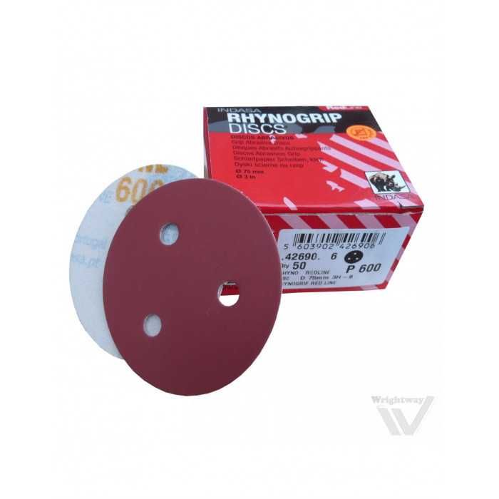 Disco de Velcro 75mm 3 furos (Polimento de Faróis)