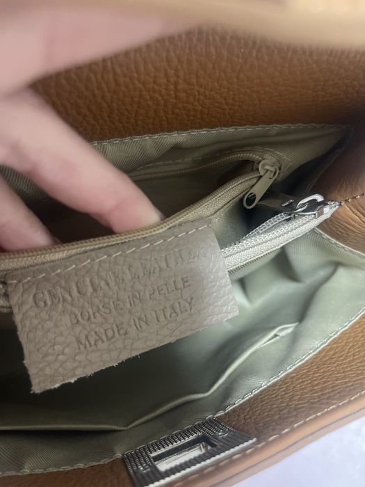 Жіноча сумка з натуральної шкіри, Італія + ремінь (окремо)