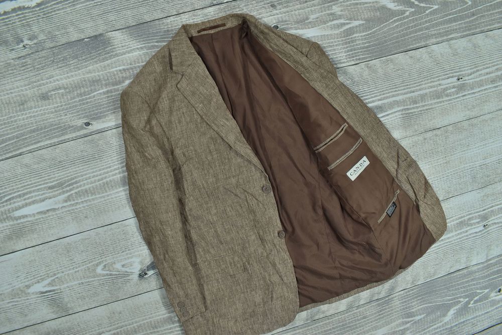 Canada 100% Lniana Marynarka Męska / 50