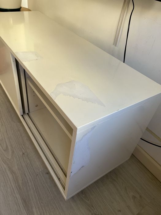 movel tv ikea branco