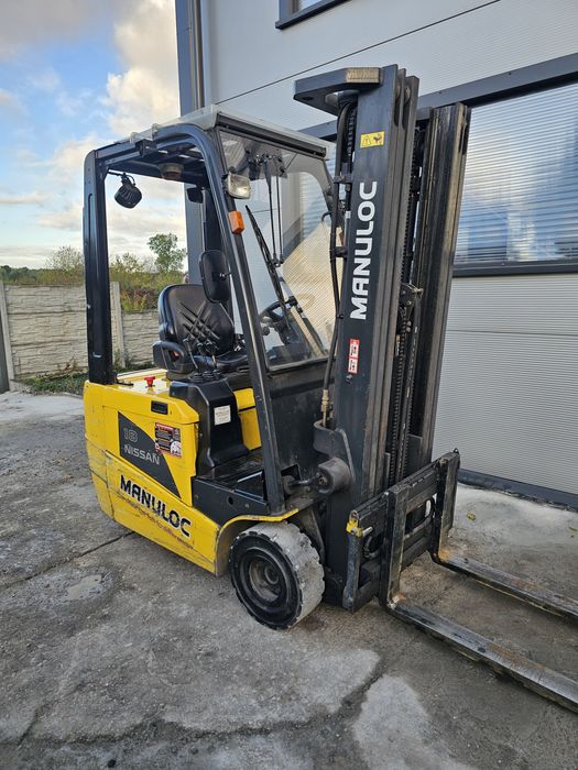 Wózek widłowy elektryczny NISSAN 1N1L18 TRIPLEX  4750mm  1750kg 48V  transport