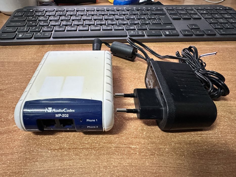 Голосовой шлюз AudioCodes MP-202 Telephone Adaptor Rev. P02