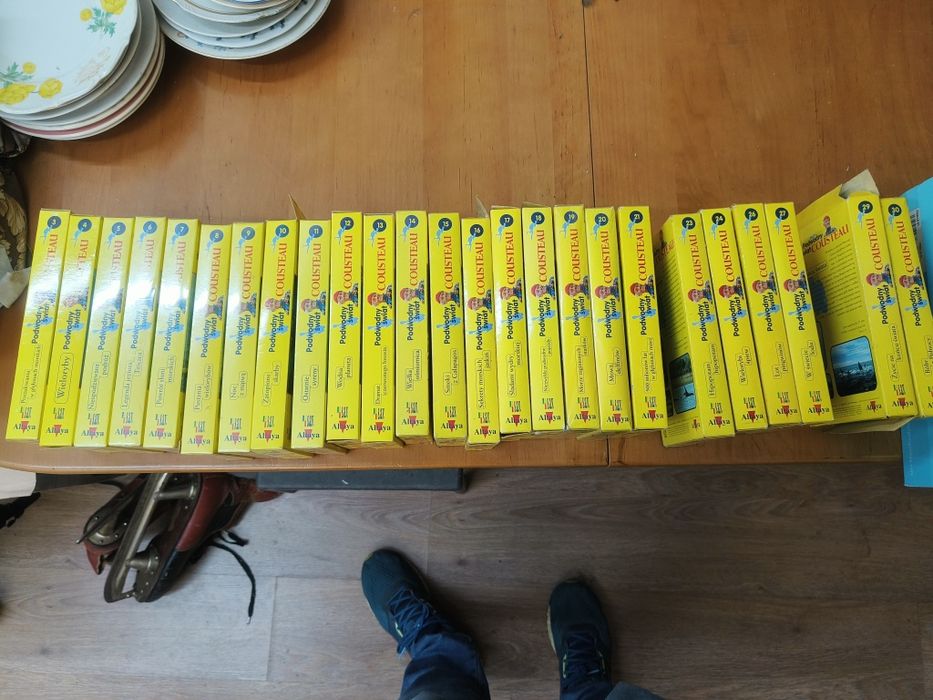 Kolekcja kaseta VHS Podwodny Świat Cousteau