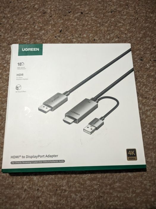 Кабель UGREEN HDMI to DisplayPort