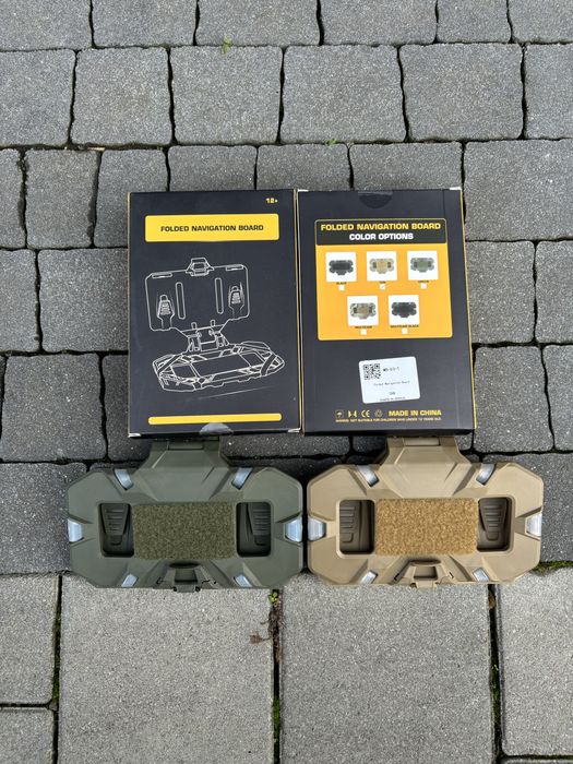 Тримач тактичний на плитоноску для телефону олива та койот