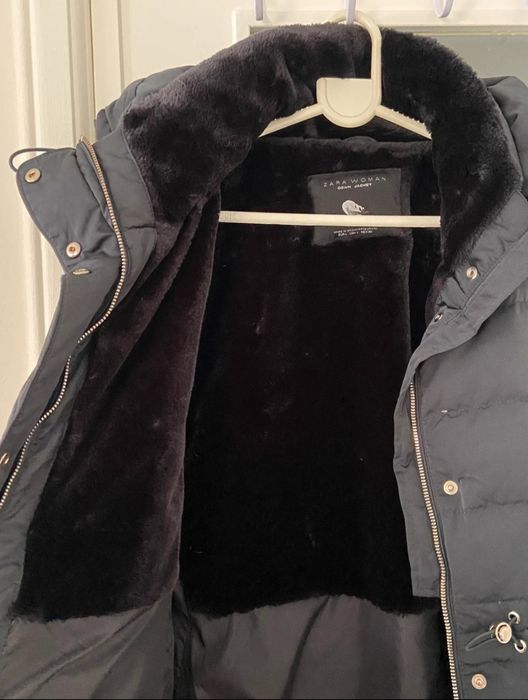 Casaco Impermeável Zara - verde