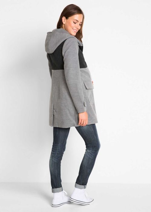 Kurtka ciążowa Budrysówka dla Dwojga z wstawką