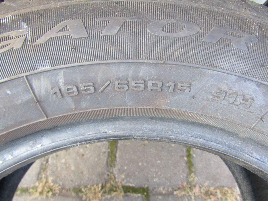 2x Opony zimowe wielosezonowe 195/65/15 Debica Navigator 3 rok 24 bieznik 6mm