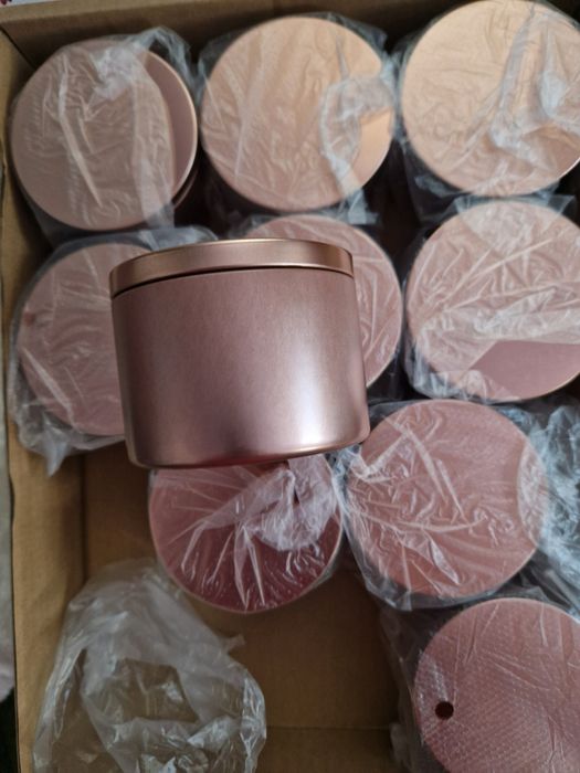 Жестяні банки для свічок (10 шт)