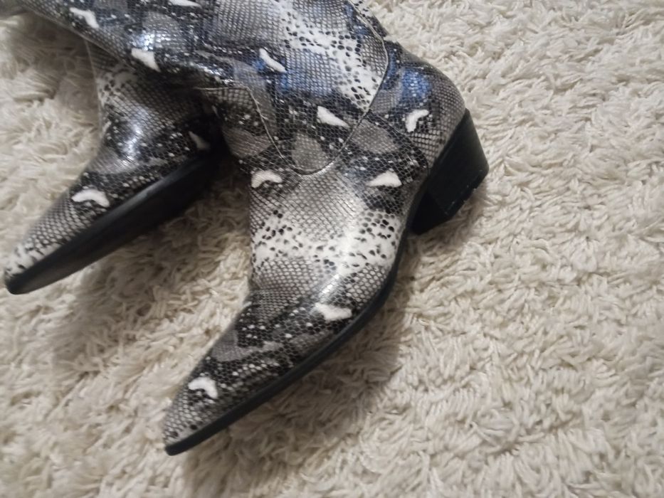 Сапоги казаки кожзам quanticlo