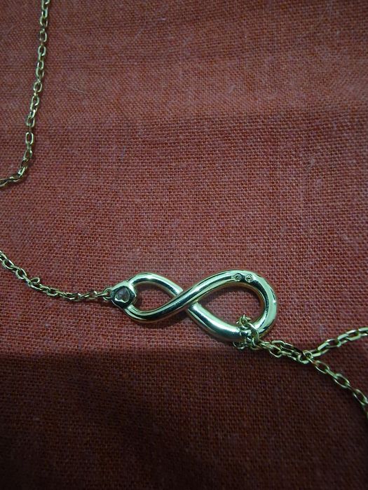 Conjunto anel e fio infinito Swarovski