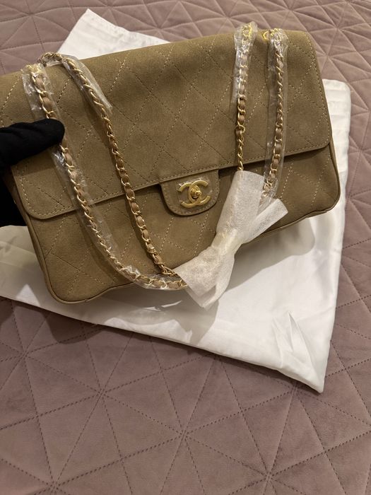 Сумка CHANEL Max flip замшева