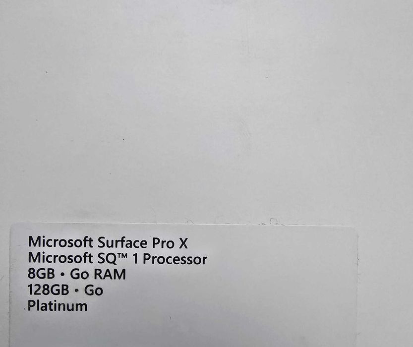 Laptop Microsoft Surface Pro X z klawiaturą I piórem
