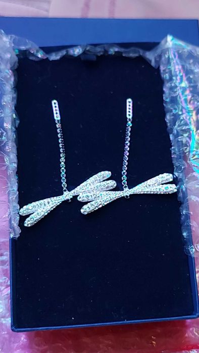 Серьги Svarovski. Сережки