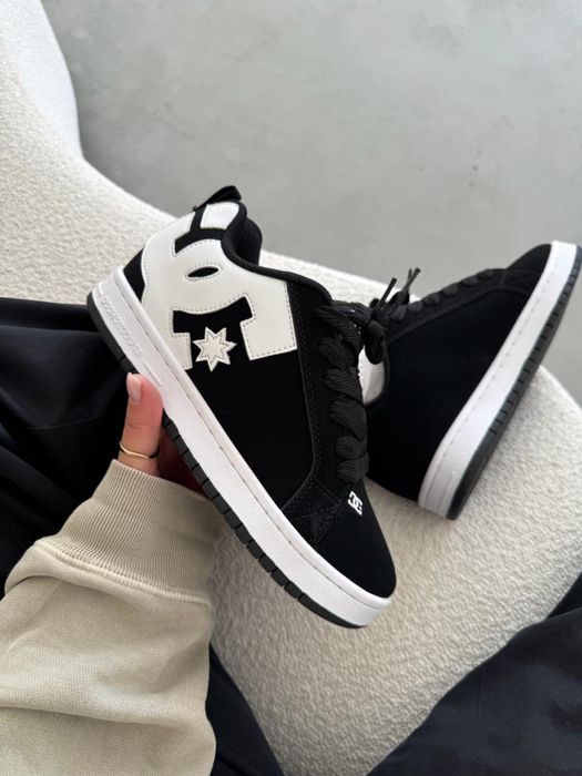36-45 р кросівки DC Shoes Court Graffik Black/White