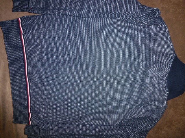 TOMMY HILFIGER bluza sweter oryginalna S/M nowa granatowa na zamek