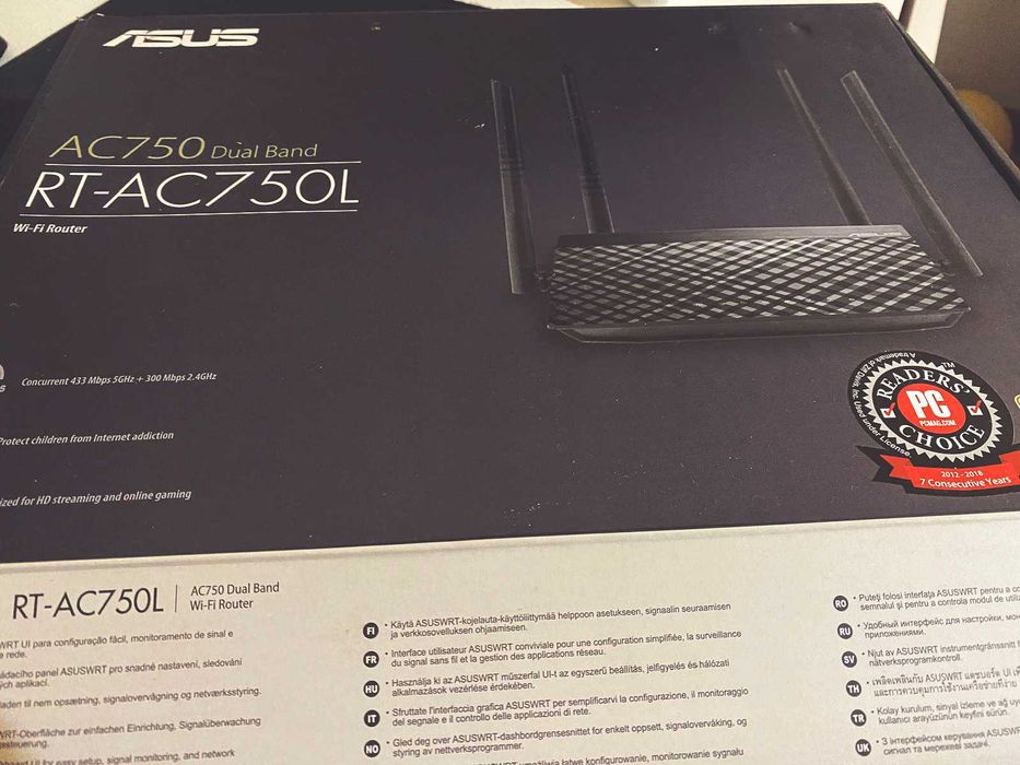 Router ASUS RT-AC750L Wi-fi | Como novo | Na caixa