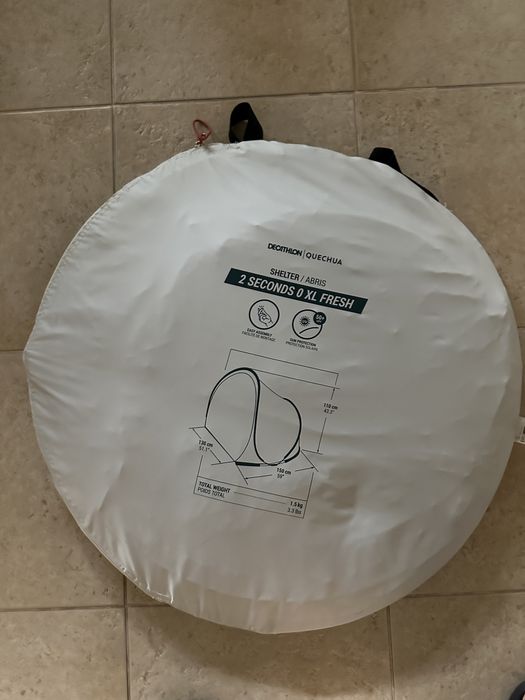 Tenda abrigo criança e adulto