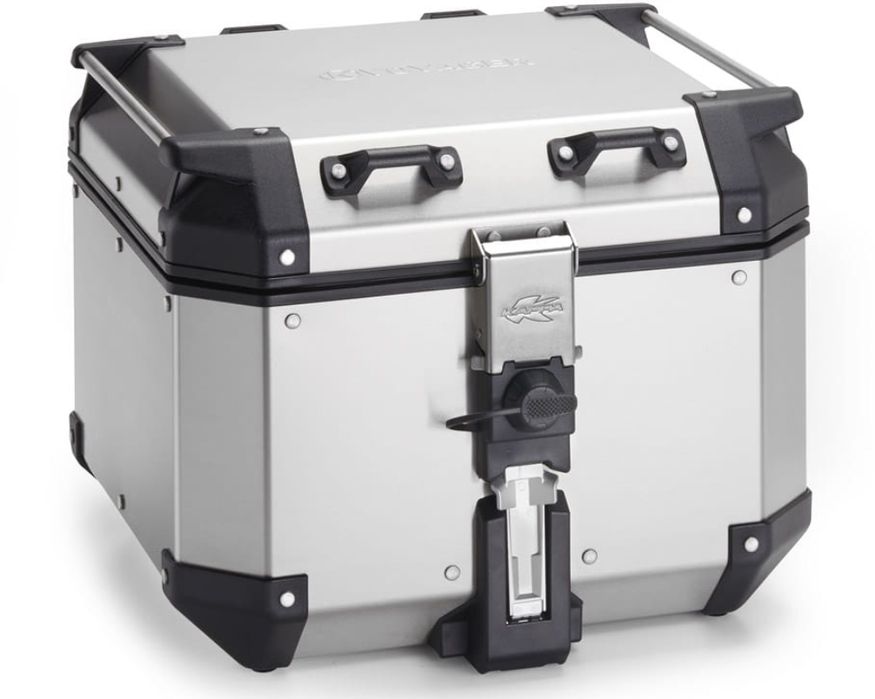 KAPPA 2025/05 KUFER CENTRALNY 42L MONOKEY KVG420A K'VOYAGER ALUMINIOWY KOLOR SREBRNY
