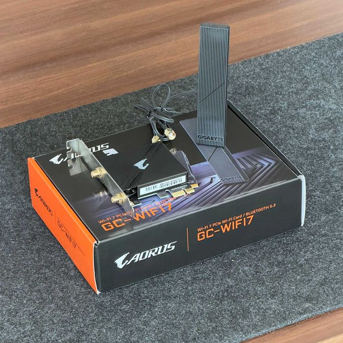 Karta sieciowa PCIe Gigabyte GC-WIFI 7 802.11be 5800 Mbit/s + Bluetooth
