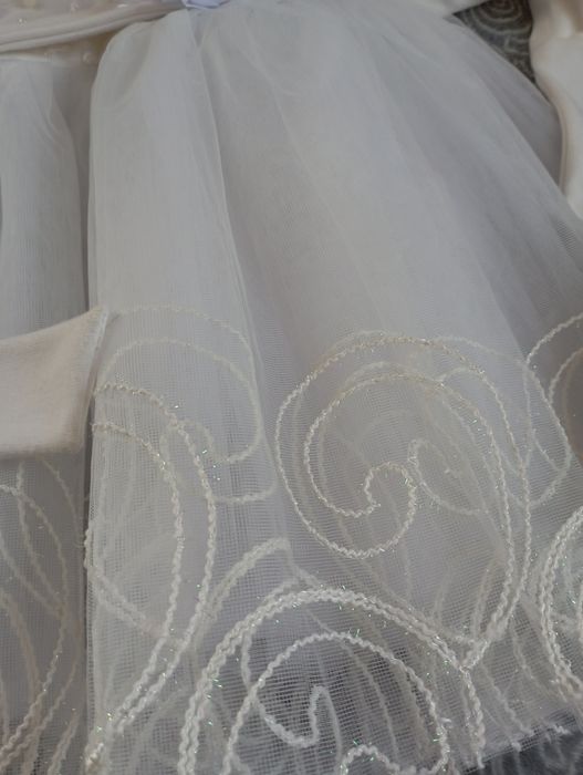 Біле плаття сніжинка 2-4р 92-104р