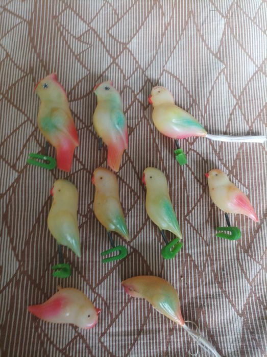 Ялинкові прикраси гдр пташки