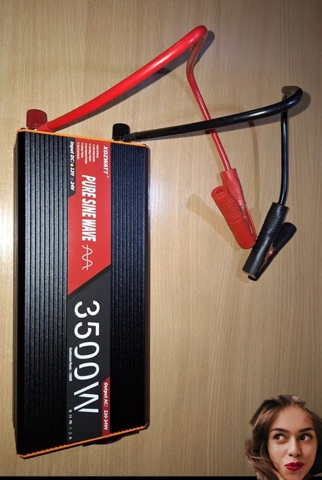 Инвертор 12/220. З500 W. Преобразователь. Чистый синус.