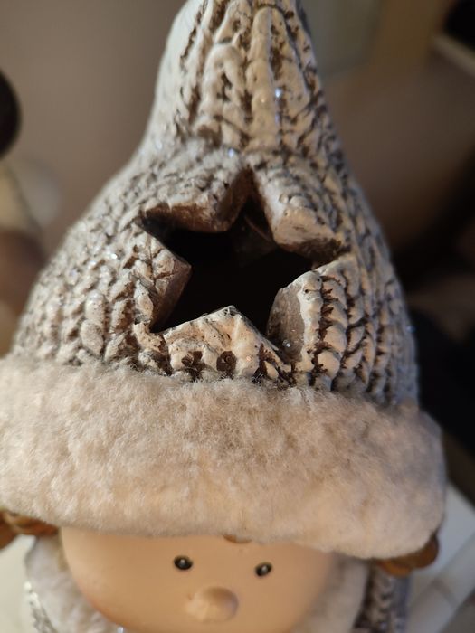 Duża figurka lampion 46 cm + lampki druciki.