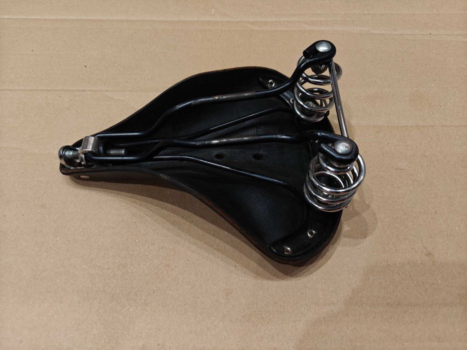 Siodełko skórzane BROOKS. Piękne ponadczasowe. Super stan.POLECAM [01]