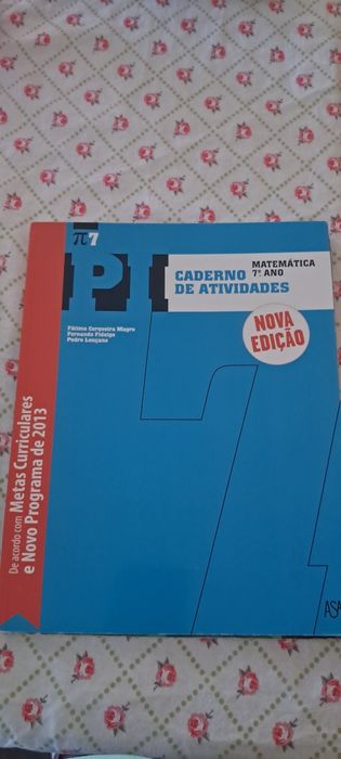 Caderno de Atividades matemática PI 7