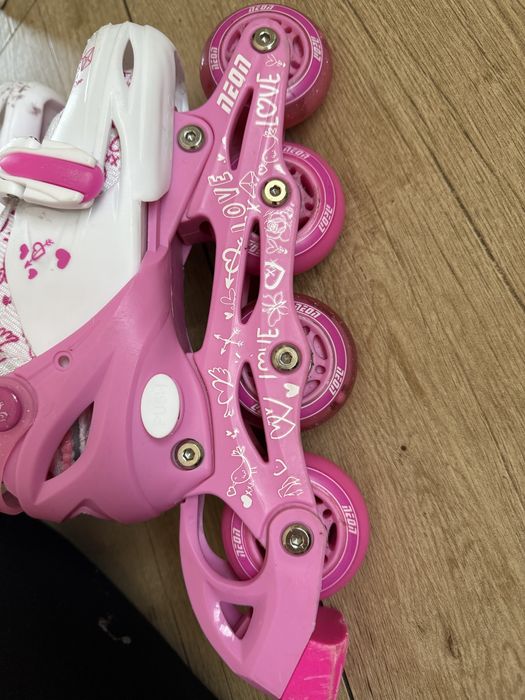 Роликові ковзани Neon Inline Pink, р. 30-33