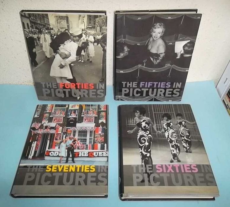 Anos 40/50/60/70 em fotos. Quatro livros icónicos.