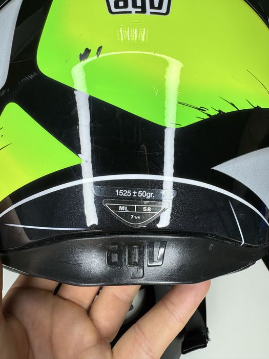 Kask Motocyklowy Agv ML K3-SV Green Sportowy Turystyczny Hjc Ls2 Shark Nolan Lazer