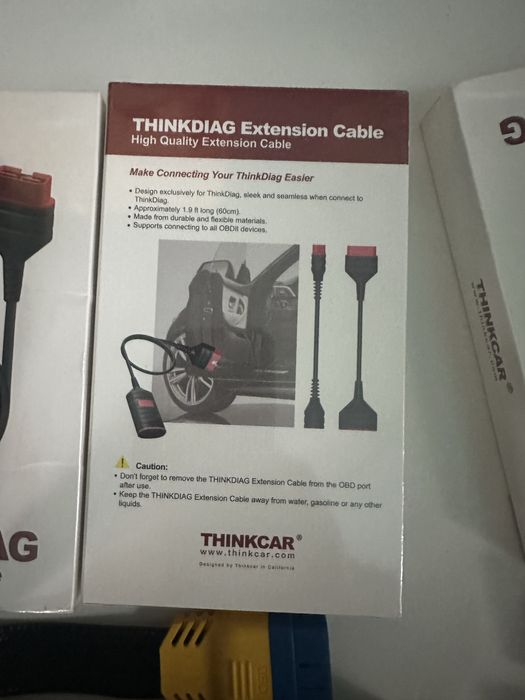 Подовжувач OBD2 Thinkcar Mucar кабель ELM327 удлинитель Thinkdiag
