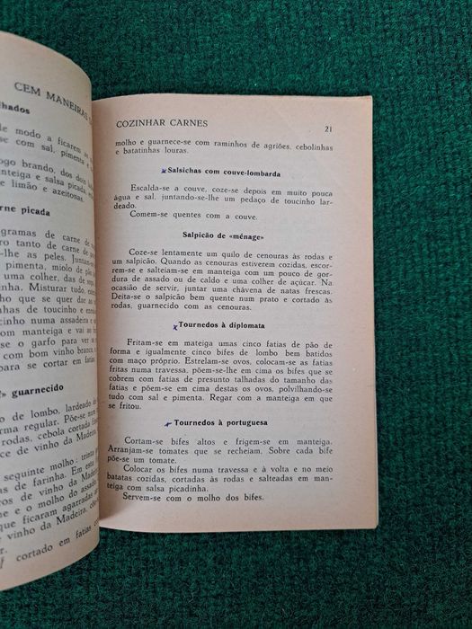 100 Maneiras de Cozinhar - 9 livros - Rosa Limpo