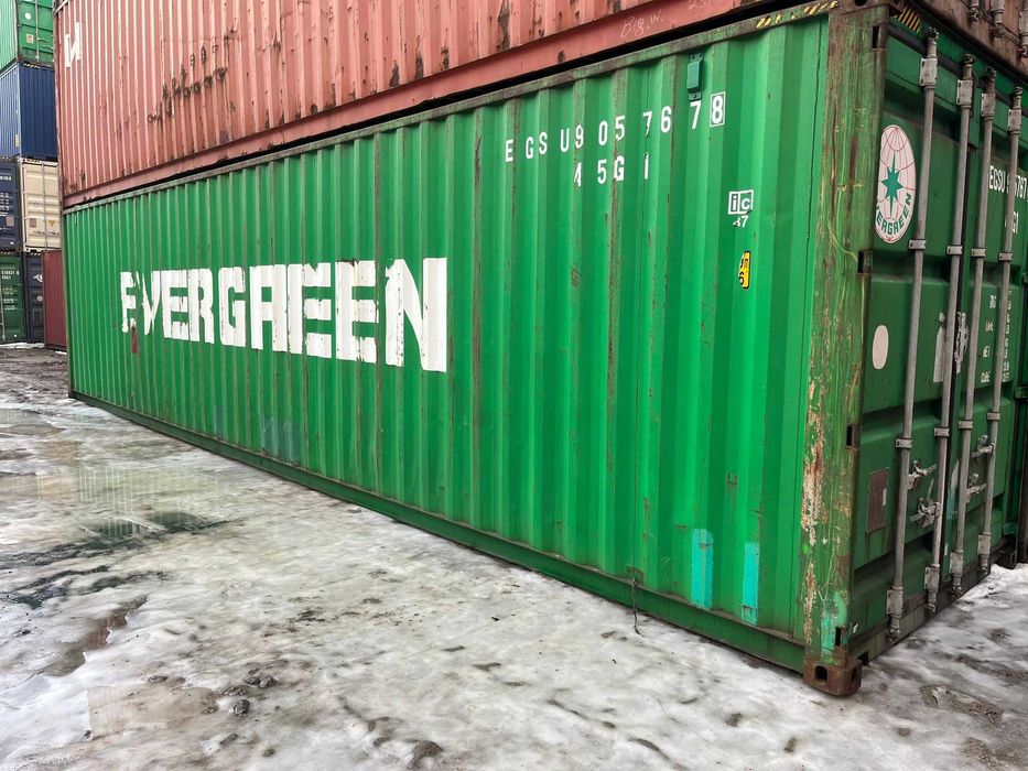 Używany kontener morski magazynowy 40 DC lub HC | 12 metrów | szczelny