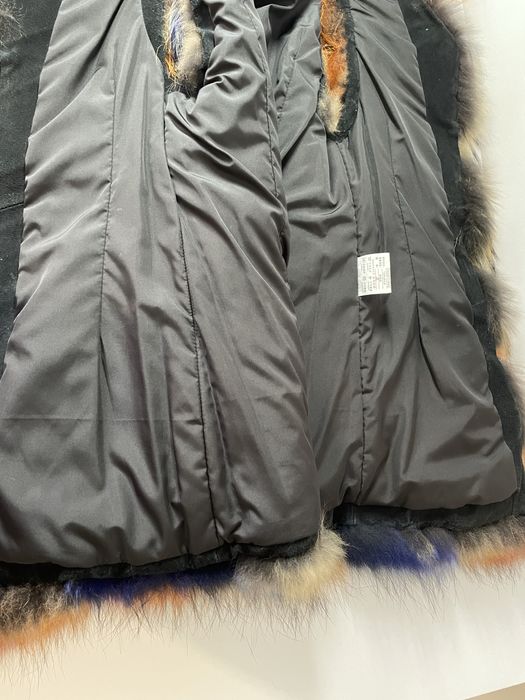 Жилетка з натурального хутра розмір XXS XS S меховая безрукавка