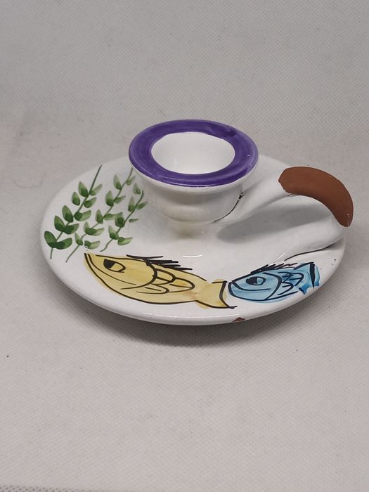 Palmatorias em barro artesanato português