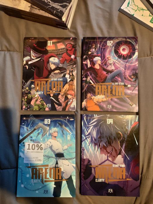 Arena Le Chef Otaku volumes 1 a 4 em português