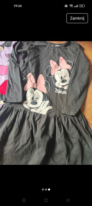 H&M zestaw sukienek dla dziewczynki Minnie 110/116