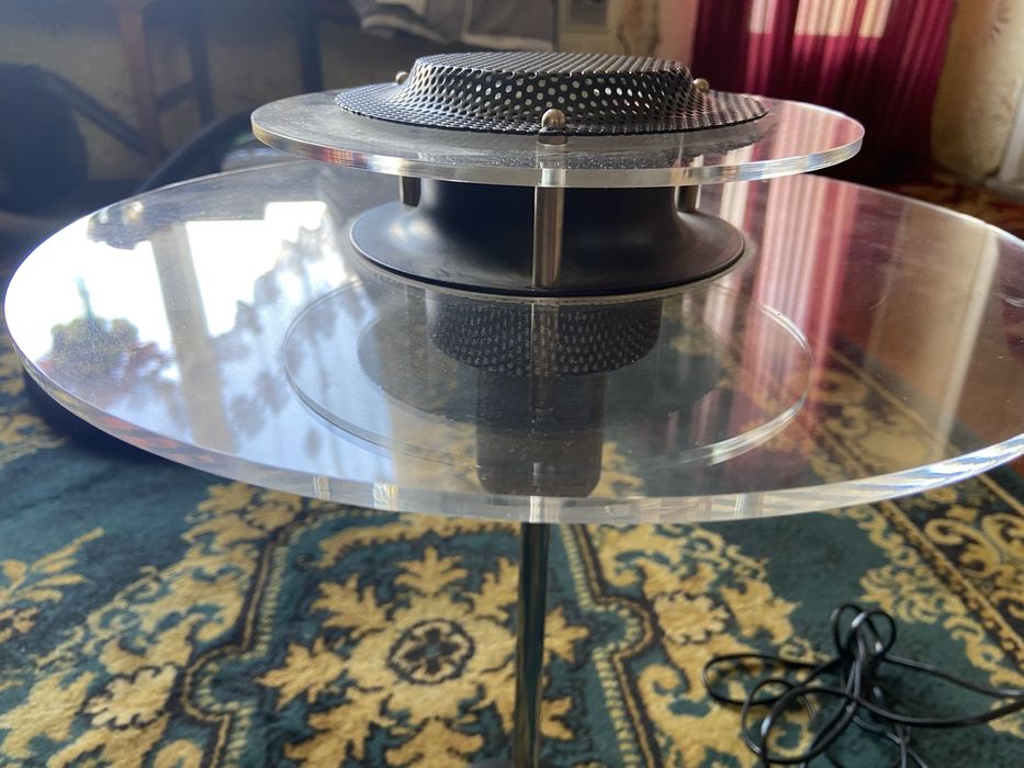 Lampa stolowa model Cirkle styl UFO lata 80/90