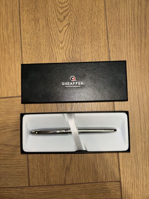 Pióro Sheaffer nowe nieużywane srebrne