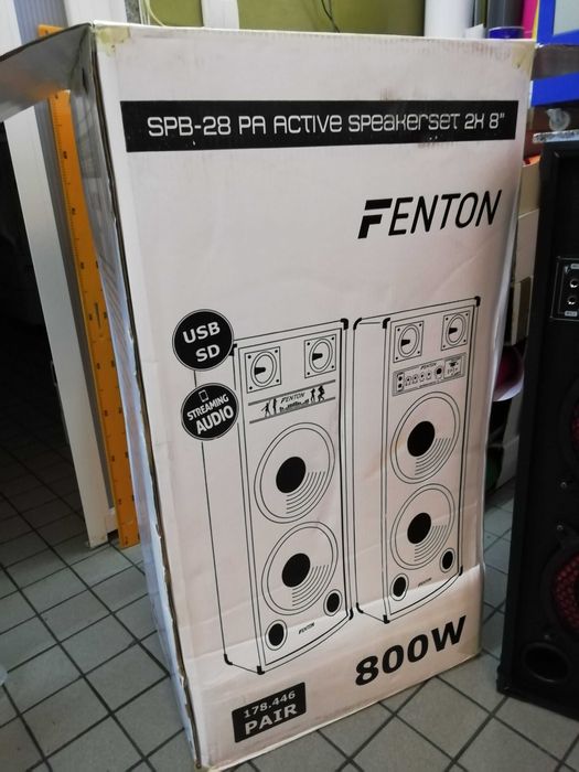 colunas de som ativas